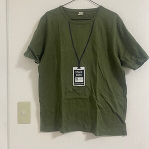 デザイン Tシャツ カーキグリーン
