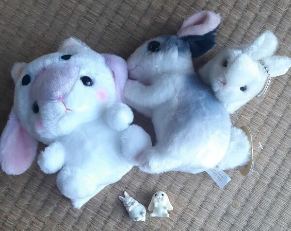 うさぎグッズまとめ売り!ぬいぐるみミニチュア