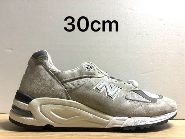 未使用 米国製 30cm D ニューバランス M990GY2 グレー アメリカ製 new balance