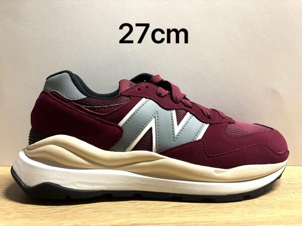 未使用 27cm D ニューバランス M5740HL1 バーガンディ new balance