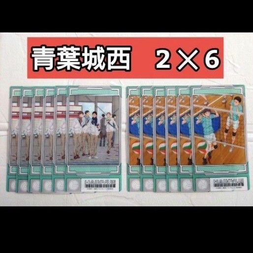 12枚★青葉城西 ハイキュー!! ビジュアルクリアチケット2
