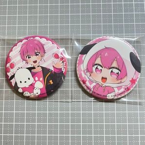 いれいす 缶バッジ サンリオ ないこ コラボ ポチャッコ 等身 デフォ