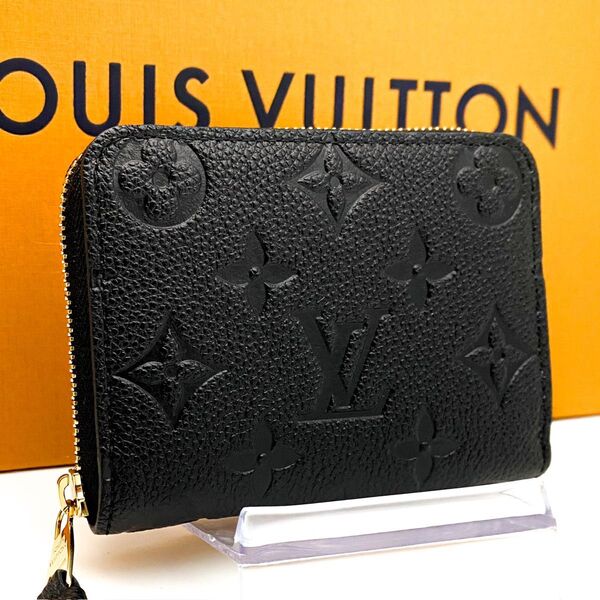 【極美品】ルイヴィトン LOUIS VUITTON アンプラント ジッピーコインパース コインケース 黒 ラウンドファスナー