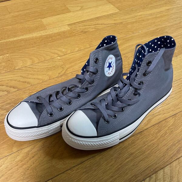 Converse グレー ハイカットスニーカー ほぼ新品・未使用品!!