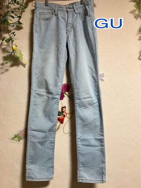 GU ストレッチスキニーデニムパンツ S