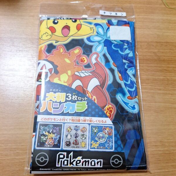 ランチクロス3枚組 ポケットモンスター ポケモン
