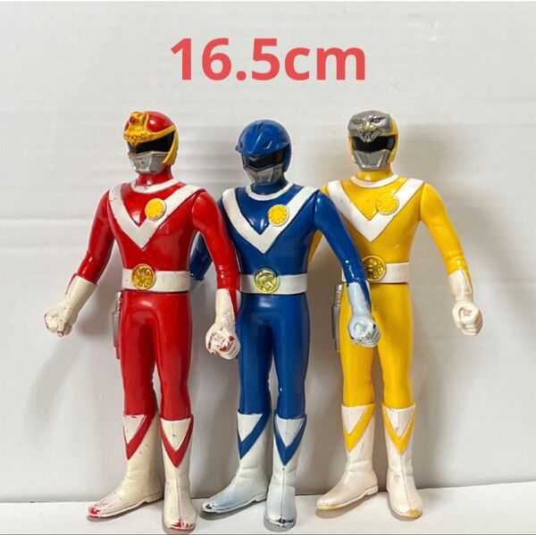 ☆サンバルカン バルイーグル バルパンサー バルシャーク ソフビ 16.5cm☆