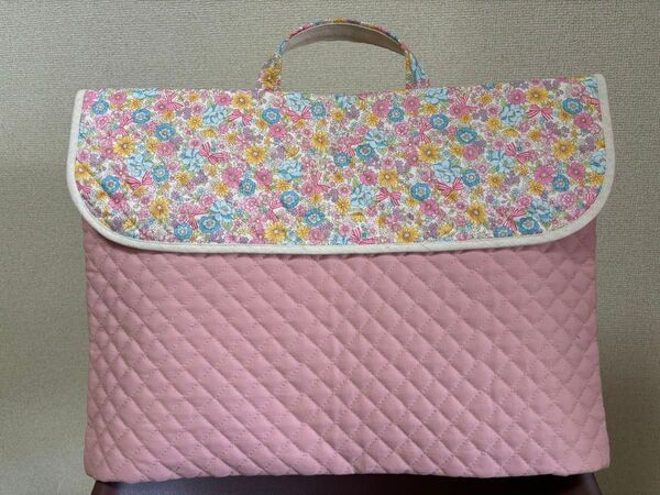 防災頭巾カバー背もたれタイプ 花柄