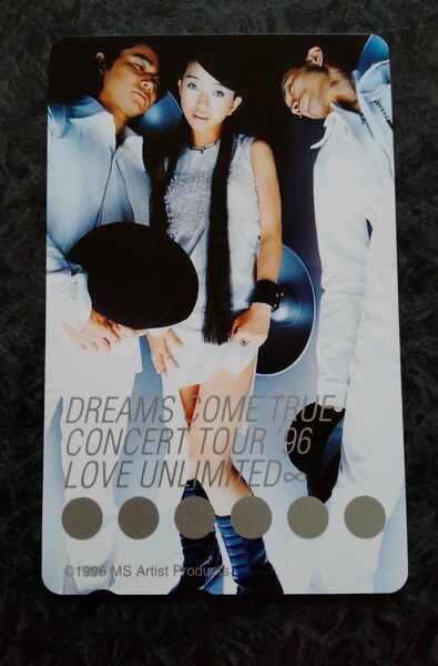 未使用 DREAMS COME TRUE ドリカム テレホンカード 50度 テレカ