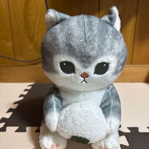 もちもちぬいぐるみ ねずみ グレー