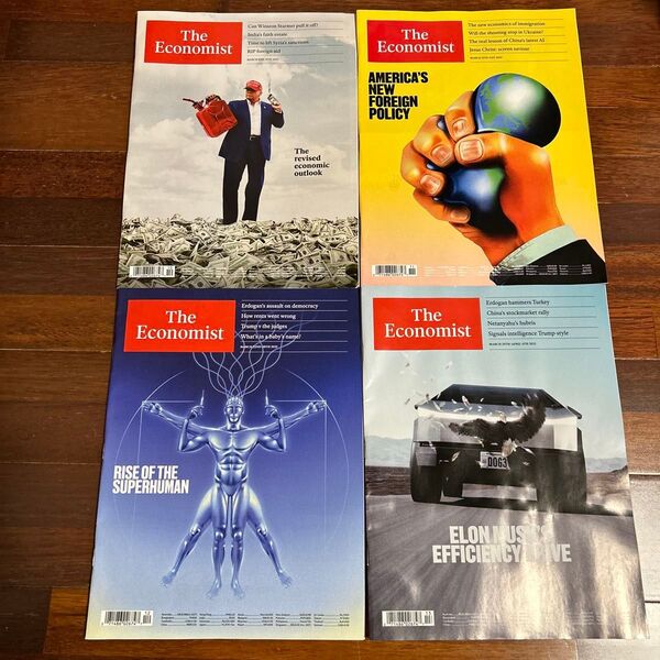The Economist 雑誌 4冊セット 2025年3月、4月 エコノミスト
