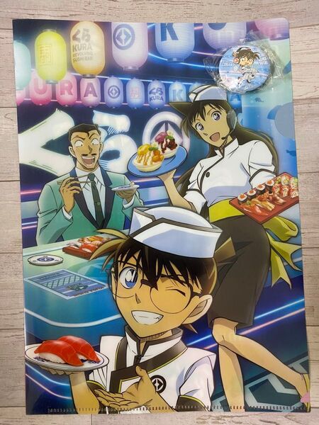 劇場版 名探偵コナン くら寿司 ビッくらポン 缶バッジ 缶バッヂ 缶バッチ クリアファイル