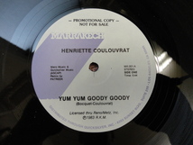 Henriette Coulouvrat - Yum Yum Goody Goody オリジナル原盤 12 エレクトロダンス・シンセ・ポップDISCO 視聴_画像1