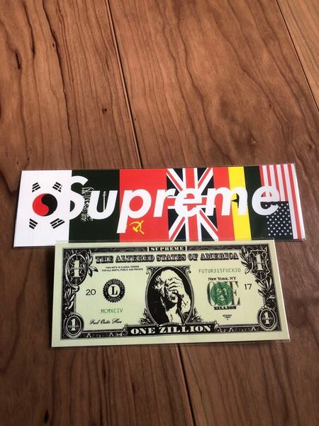 Supreme boxlogo ステッカー 2枚セット