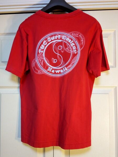 T&C SURF DESIGNS メンズ 半袖Tシャツ Lサイズ レッド
