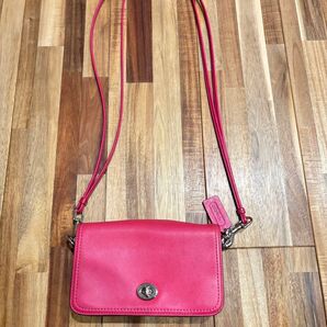 COACH ショルダーバッグ レザー コーチ 本革 オールドコーチ