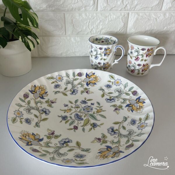 Minton ミントン マグカップ 2個 大皿 セット売り 食器 廃盤品