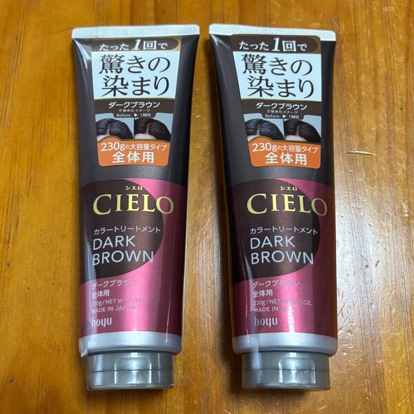 ☆新品未使用未開封☆ シエロ カラートリートメント 全体用 ダークブラウン 230g CIELO