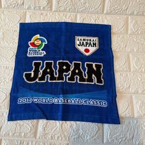 未使用 2017WBC×侍ジャパン ハンドタオル ミニタオルタオル