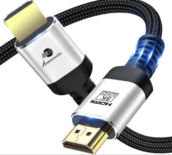 JIB HDMI ケーブル 3M hdmi 2.1 ケーブル 48Gbps超高速