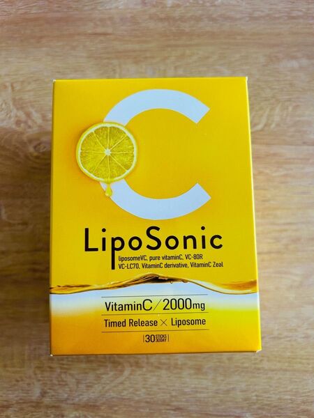 【最終価格】高濃度 超持続型 高吸収 リポソーム ビタミンC サプリ LipoSonic