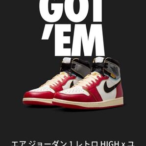 UNION × Nike Air Jordan 1 Retro High OG "Chicago/Shadow"