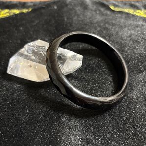 天然石 オブシディアンバングル 内径57mm