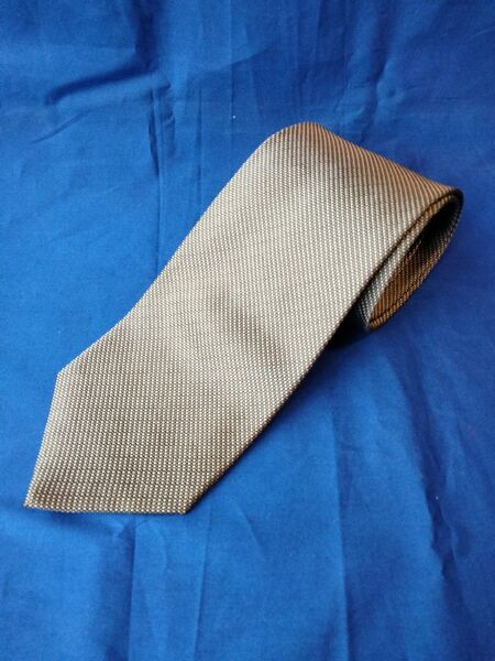 ◆◇【中古】ネクタイ グレー Luca Belli シルク100% 大剣幅9.5cm 日本製◇◆