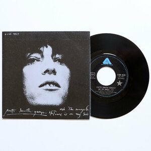 《7"シングル/フランス初回プレス/初版レコード》Patti Smith Group●Ask The Angels/Time is on My Side●パティ スミス