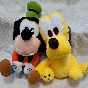 ディズニー グーフィー プルート ぬいぐるみ 2個セット