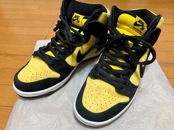 ナイキ SB ダンク ハイ"メイズアンド ブラック NIKE SB DUNK HIGH "MAIZE AND BLACK