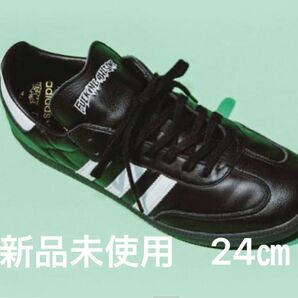 『新品未使用』ファッキンオーサム × アディダス オリジナルス サンバ ブラック/ホワイト(ID7339)