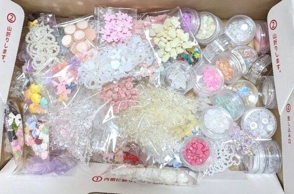 ハンドメイド デコパーツ 大量