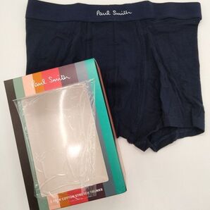 【Sサイズ】PaulSmith(ポールスミス) ボクサーパンツ ネイビー 1枚 E5PCKL