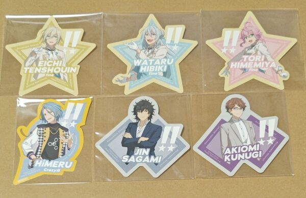 あんスタ 5周年 アニメイトフェア特典 キャリデコステッカー 天祥院英智 日々樹渉 姫宮桃李 HiMERU 佐賀美陣 椚章臣