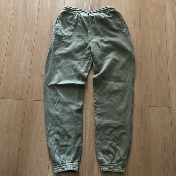 H&M スウェットパンツ パンツ グリーン カーキ レディース XS オリーブ