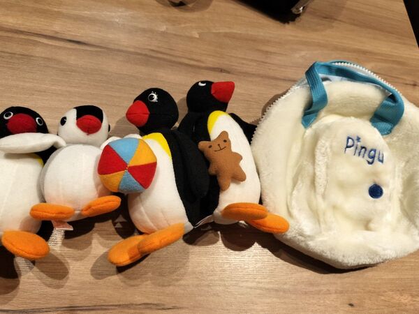 pingu ぬいぐるみ ファミリーセット