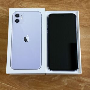 iPhone11 128GB パープル(箱・付属品あり)