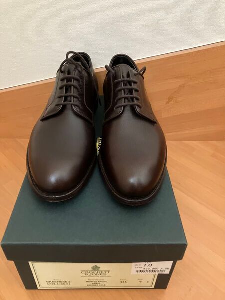 ★未使用★ Crockett&Jonesクロケット &ジョーンズ GRASMERE2 ブラウン サイズ7E
