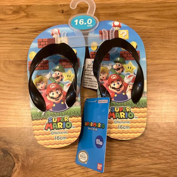 新品 スーパーマリオビーチサンダル16cm