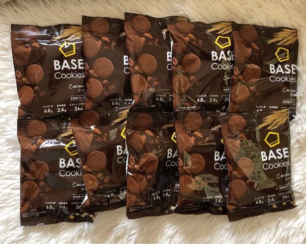 ベースフード BASE FOOD BASE Cookies ココア 1袋 35g×10