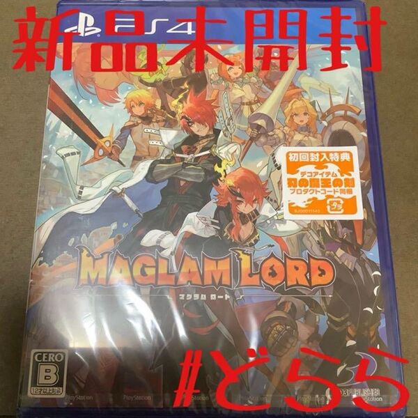 新品 PS4 マグラムロード 初回封入特典 MAGLAM LORD