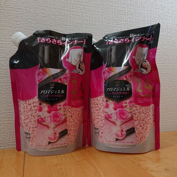 アロマジュエル衣類の香り付けビーズアンティークローズ&フローラル1040ml×2袋
