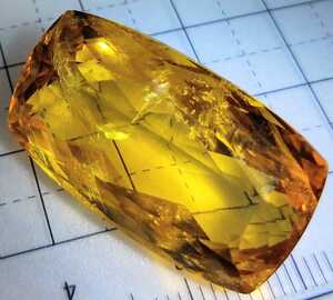 黄金の太陽 特大天然ゴールデンイエローベリル 46.036ct 天然石 ルース 裸石 jewelry ジュエリー 宝石 極 