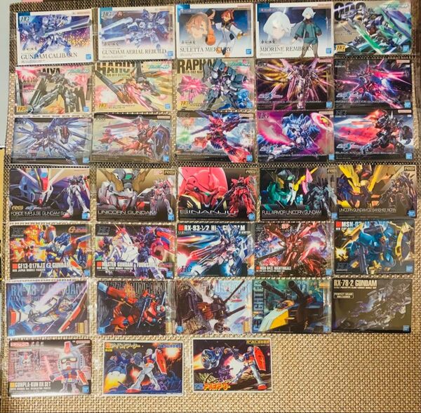GUNDAM ガンプラパッケージアート 全33種 コンプ