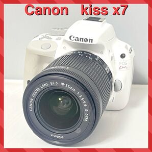 ☆軽量サイズ☆Canon kiss x7 レンズキット ホワイト☆