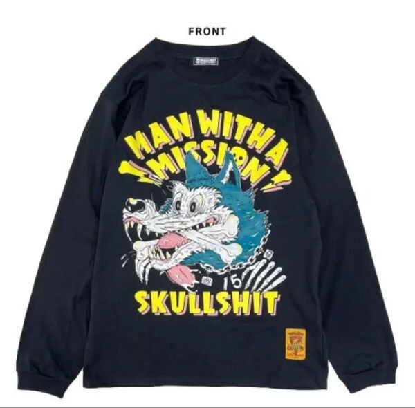XXL MAN WITH A MISSION × SKULLSHIT 15th AnniversaryコラボTシャツ 長袖