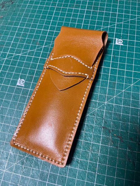 No.⑧ ペンケース 牛本革 レザークラフト ハンドメイド