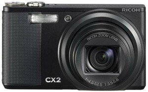 中古 良品 RICOH CX2 ブラック リコー コンデジ デジカメ コンパクト デジタルカメラ