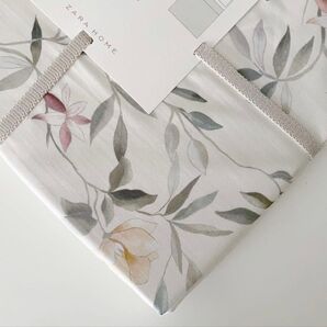 新品 ZARA HOME ザラホーム フラワー バタフライ フラットシーツ